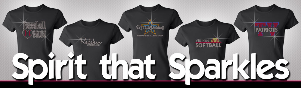personalised rhinestone t shirts